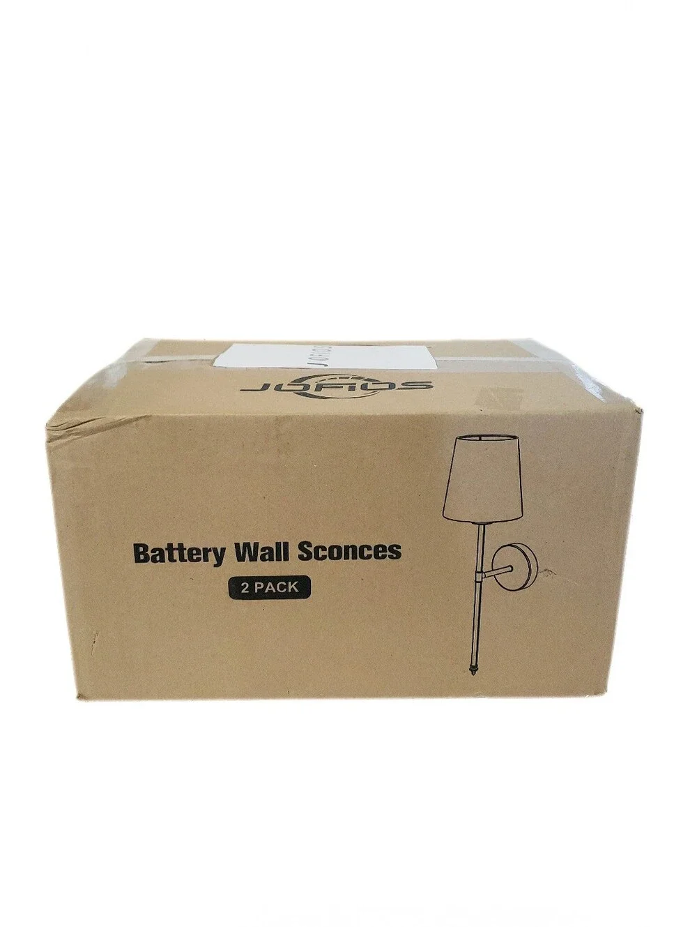 JOFIOS Wireless Color Changing Battery Operated Gold Tone Wall Sconce Set Of 2